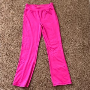 Athletic Works Bright Hot Pink Girls' Active Leggings